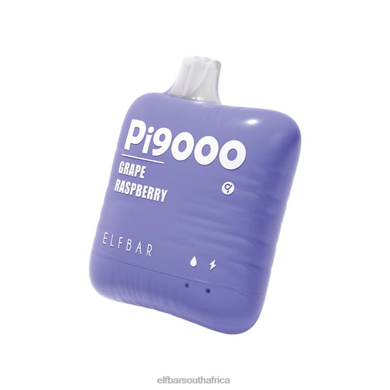 B8D2Z109 ELFBAR Pi9000 Disposable Vape 9000 Puffs Grape Raspberry
