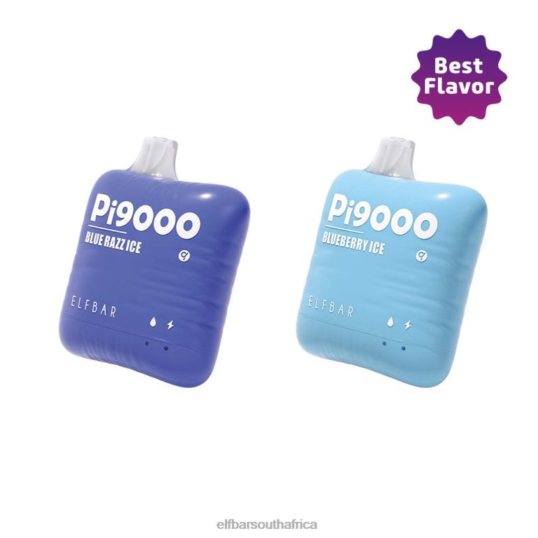 B8D2Z121 ELFBAR Pi9000 Disposable Vape Big Sale Flavor Blue Razz