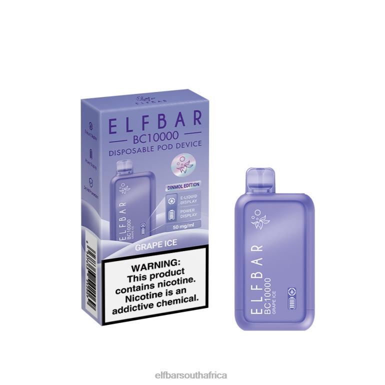 B8D2Z14 ELFBAR Best Flavor Disposable Vape BC10000 Top Sale Grape Ice