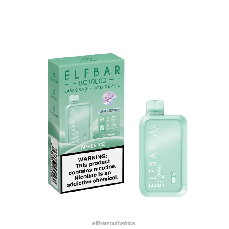 B8D2Z48 ELFBAR Disposable Vape New BC10000 10000Puffs Apple Ice