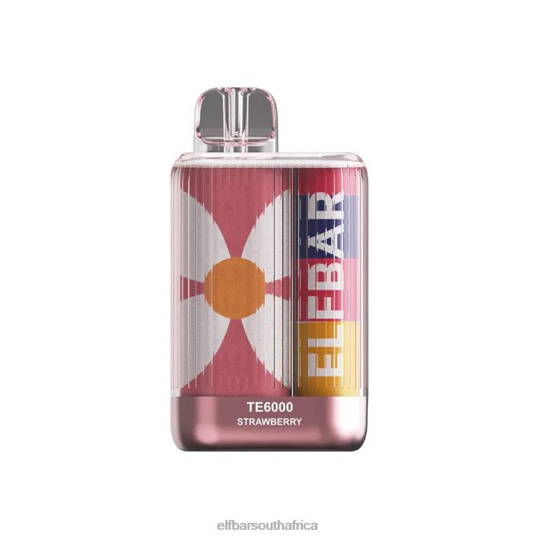 B8D2Z82 ELFBAR Disposable Vape TE6000 Puffs Strawberry