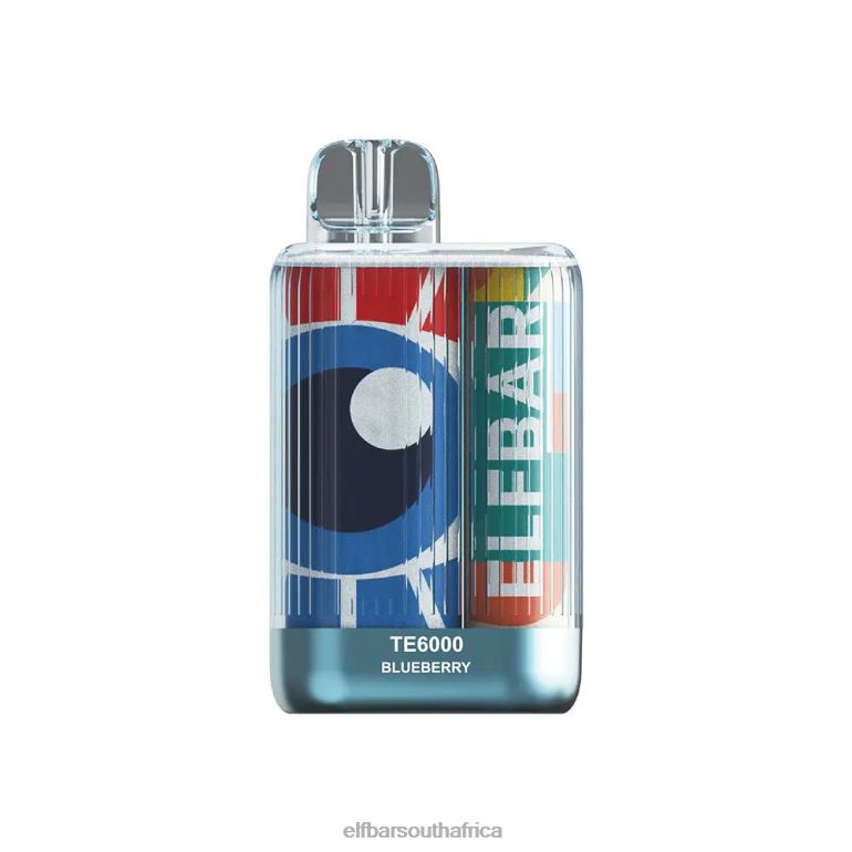 B8D2Z89 ELFBAR Disposable Vape TE6000 Puffs Blueberry