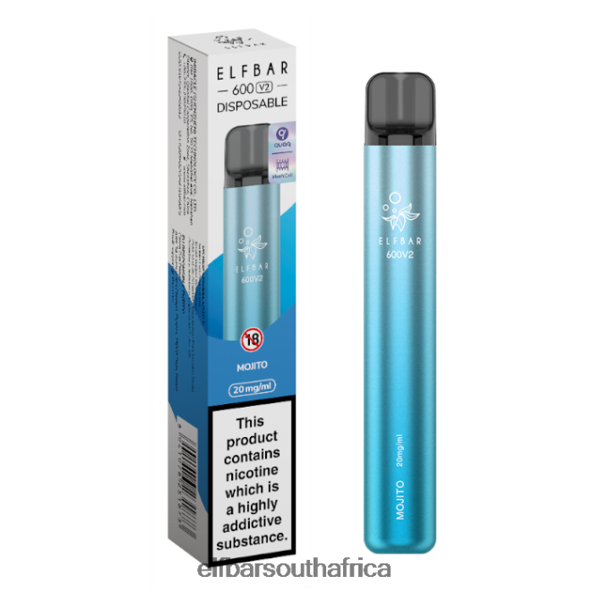 ELFBAR 600V2 Disposable Vape - 20mg 402LXZ17 Mojito