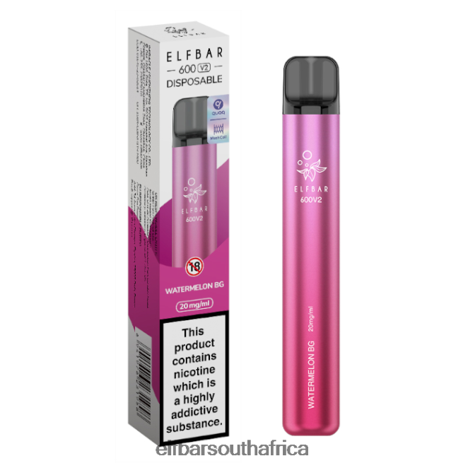 ELFBAR 600V2 Disposable Vape - 20mg 402LXZ27 Watermelon BG