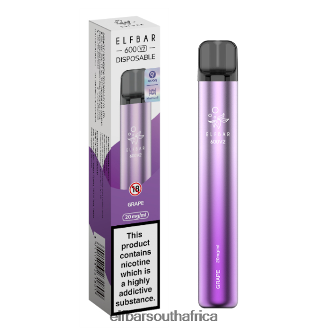 ELFBAR 600V2 Disposable Vape - 20mg 402LXZ2 Grape