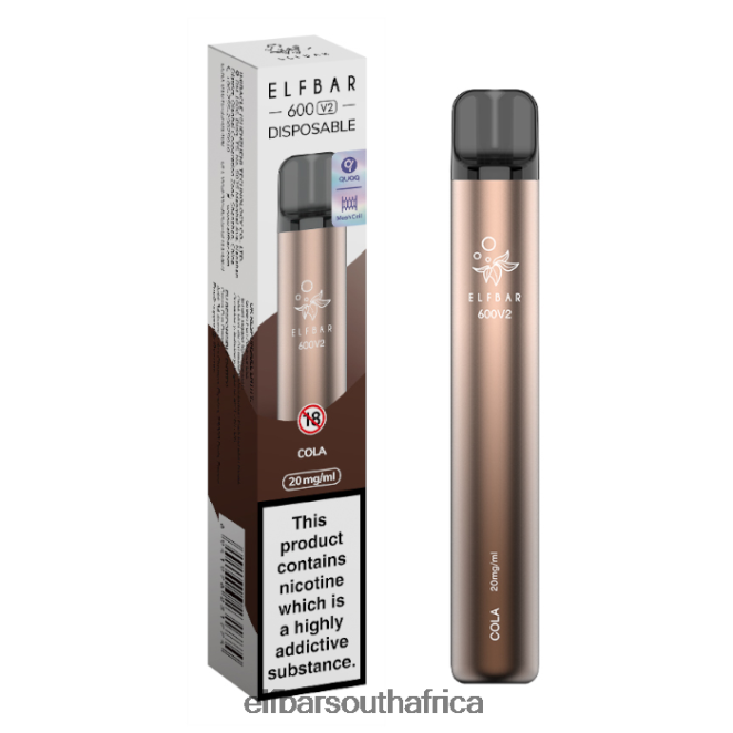 ELFBAR 600V2 Disposable Vape - 20mg 402LXZ6 Cola