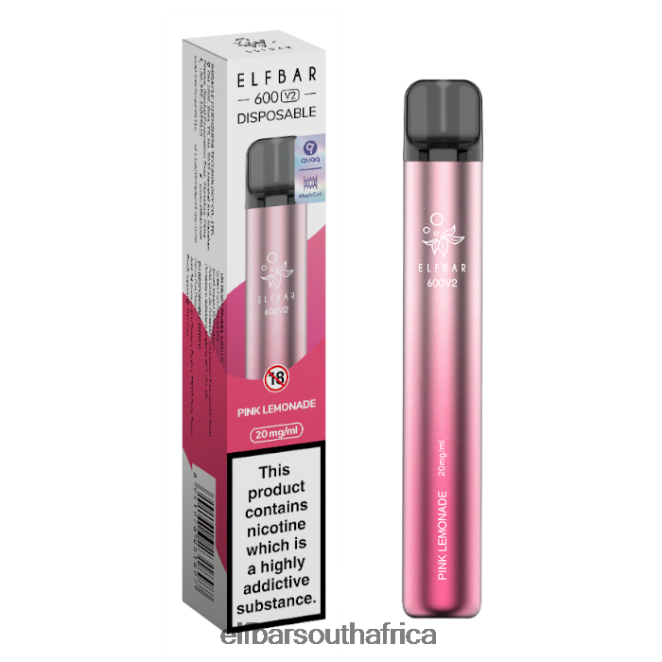 ELFBAR 600V2 Disposable Vape - 20mg 402LXZ7 Pink Lemonade