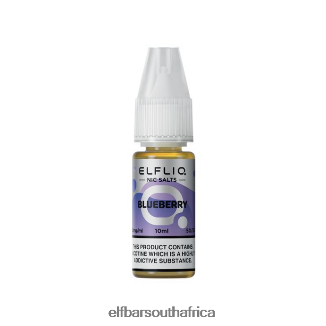ELFBAR ELFLIQ Blueberry Nic Salts - 10ml-10 mg/ml 402LXZ215