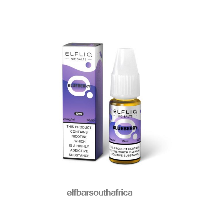ELFBAR ELFLIQ Blueberry Nic Salts - 10ml-20 mg/ml 402LXZ216