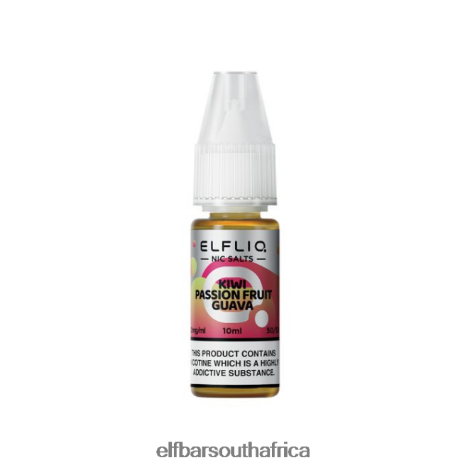 ELFBAR ELFLIQ Kiwi Passion Fruit Guava Nic Salts - 10ml-10 mg/ml 402LXZ209