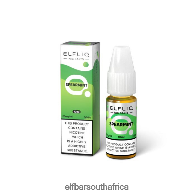 ELFBAR ELFLIQ Spearmint Nic Salts - 10ml-20 mg/ml 402LXZ208