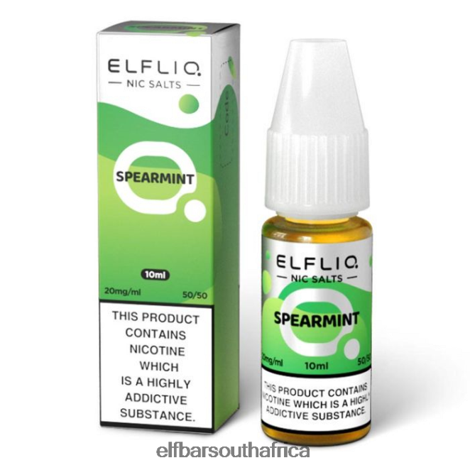 ELFBAR ELFLIQ Spearmint Nic Salts - 10ml-5mg 402LXZ206