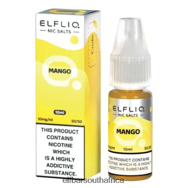 ELFBAR ElfLiq Nic Salts - Mango - 10ml-10 mg/ml 402LXZ188