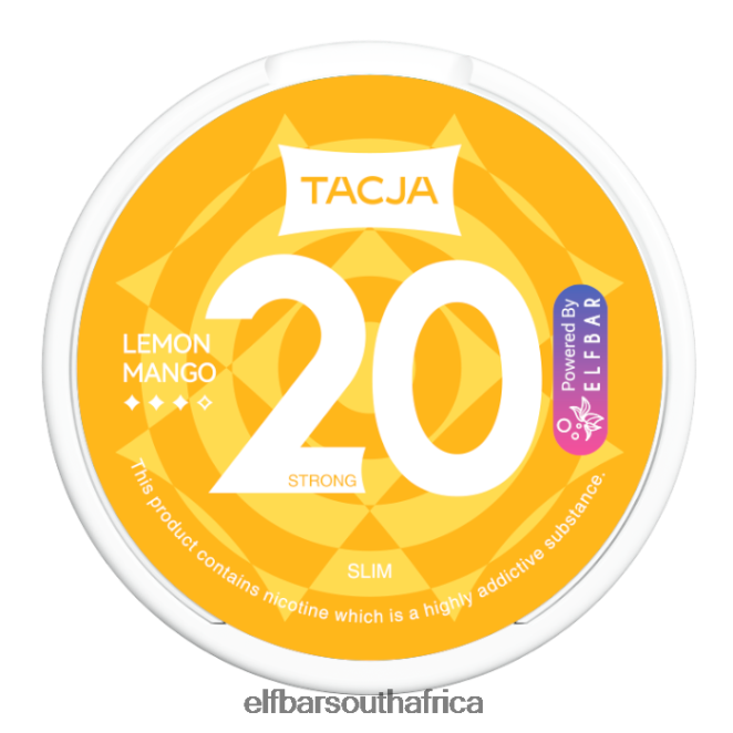 ELFBAR TACJA Nicotine Pouch - Lemon Mango - 1PK-20mg/g 402LXZ224