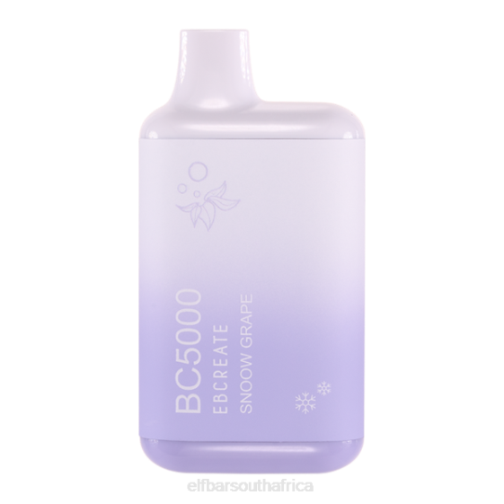 66HJ30 ELFBAR Snoow Grape BC5000 Consumer - 50mg - Single