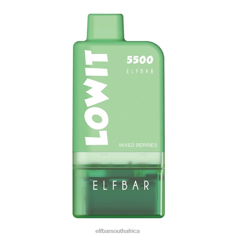 B8D2Z129 ELFBAR Prefilled Pod Kit LOWIT 5500 2%Nic Mixed Berries