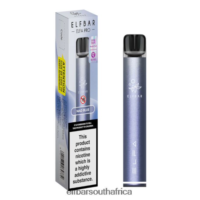 ELFBAR ELFA PRO Pod Kit - Rechargeable 402LXZ74 Twilight Purple + Mad Blue Prefilled Pod