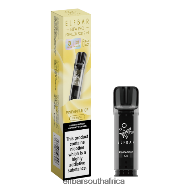 ELFBAR ELFA PRO Prefilled Pods - 20mg - 2PK 402LXZ85 Pineapple Ice