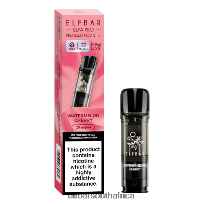 ELFBAR ELFA PRO Prefilled Pods - 20mg - 2PK 402LXZ89 Watermelon Cherry