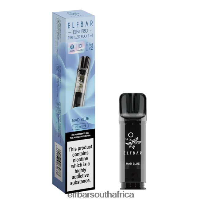 ELFBAR ELFA PRO Prefilled Pods - 20mg - 2PK 402LXZ93 Mad Blue