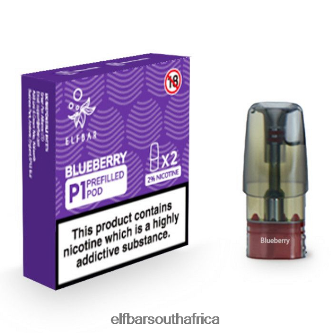 ELFBAR Mate 500 P1 Pre-Filled Pods - 20mg (2 Pack) 402LXZ144 Blueberry